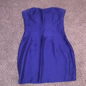 Blue Urban Outfitters strapless dress size 4!
